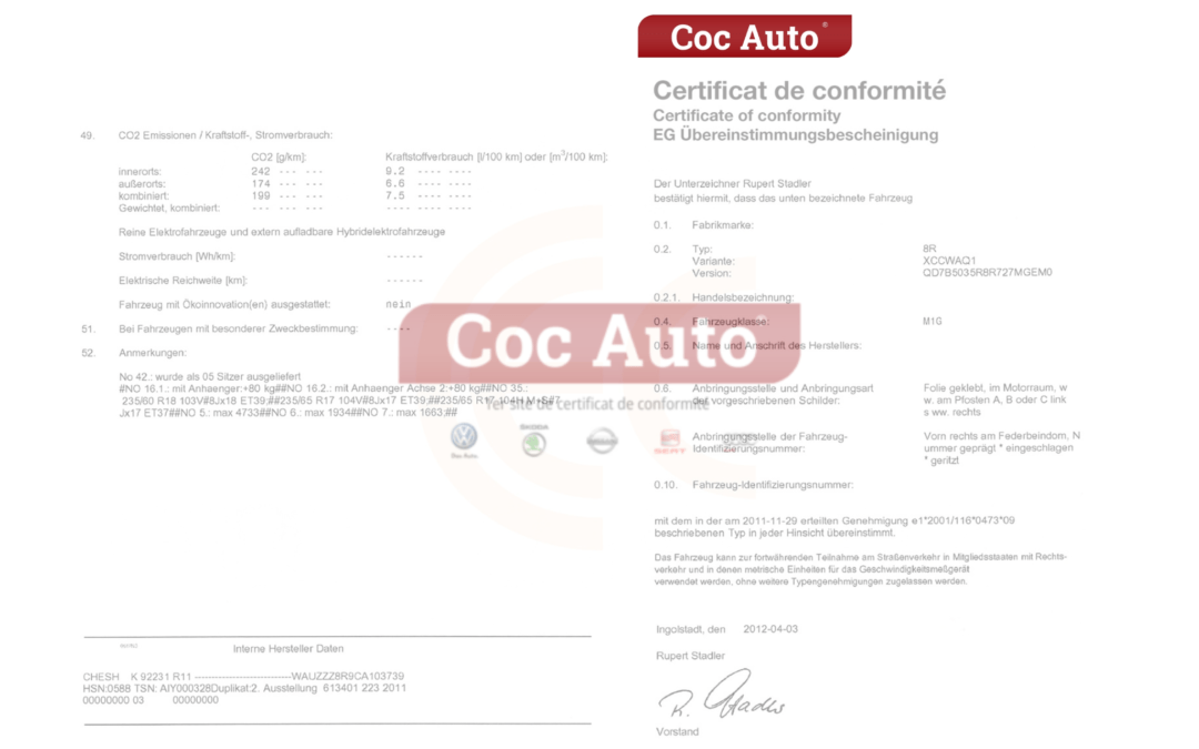 Comment avoir le certificat de conformité gratuitement ?