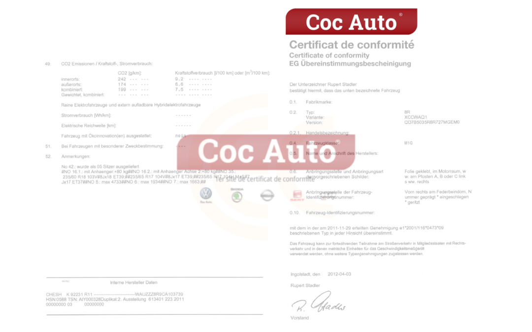 Le certificat de conformité Triumph