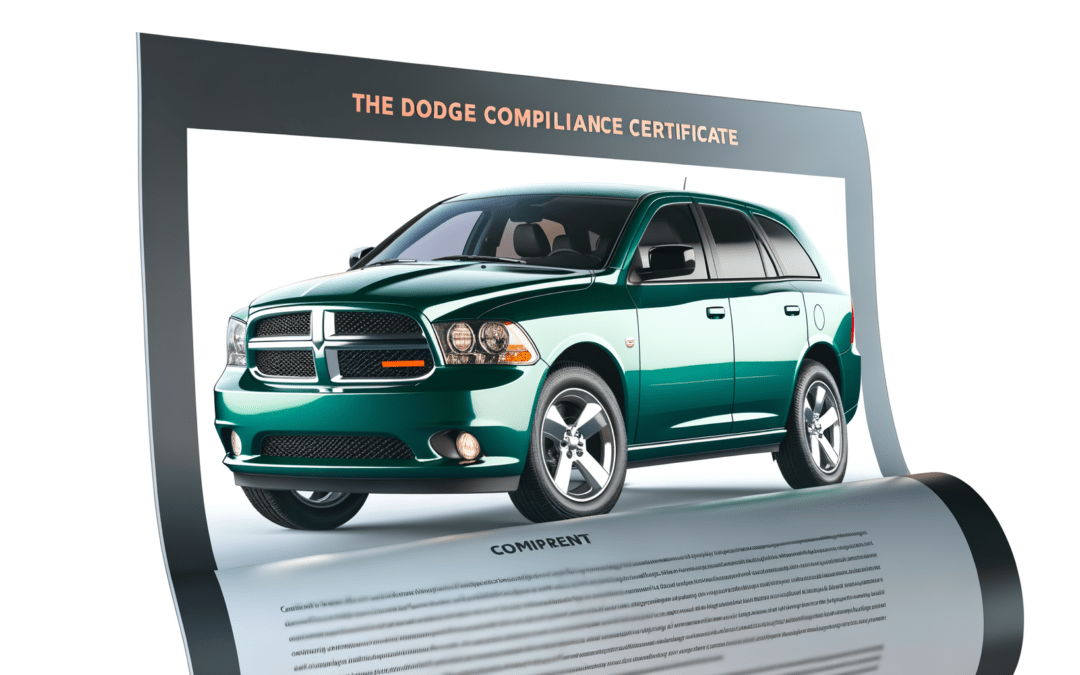 Le certificat de conformité Dodge