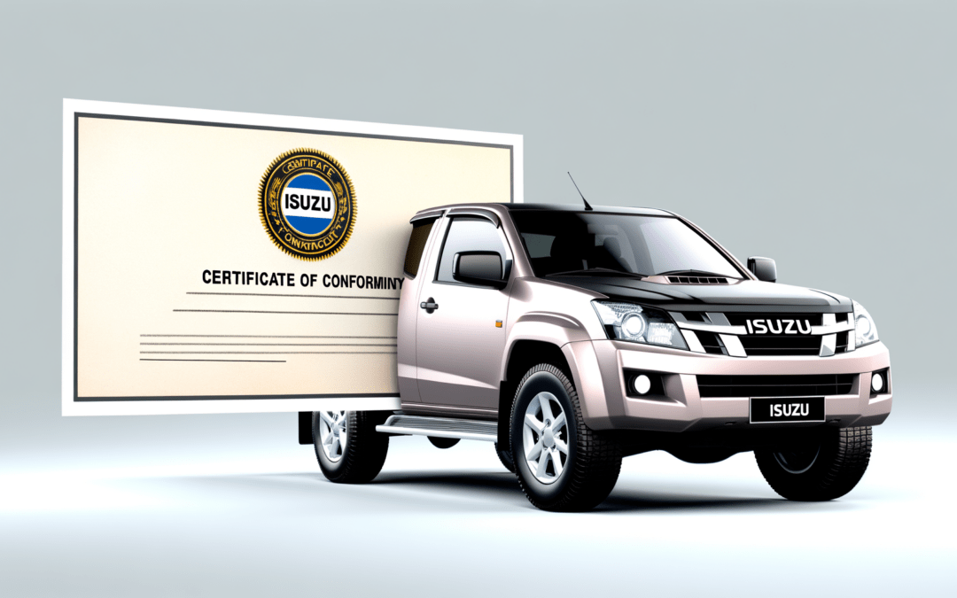 Le certificat de conformité Isuzu