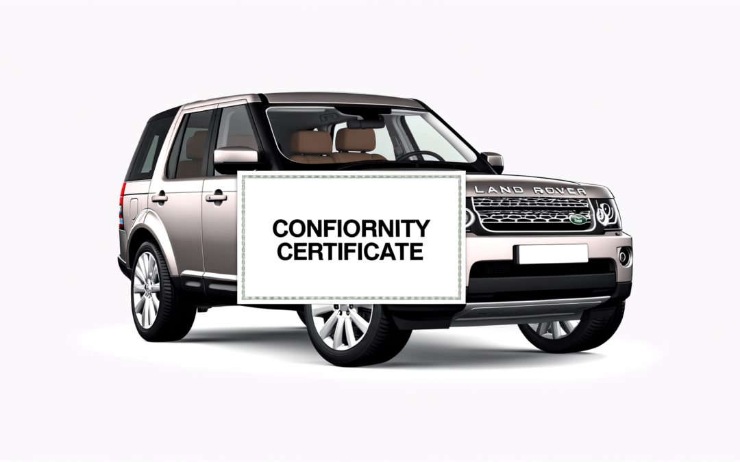 Le certificat de conformité Land Rover