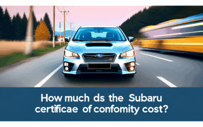 Combien coûte le coc Subaru ?