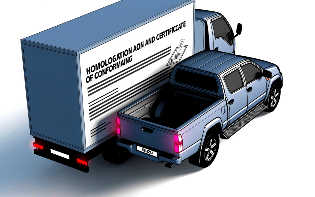 Homologation et certificat de conformité Isuzu