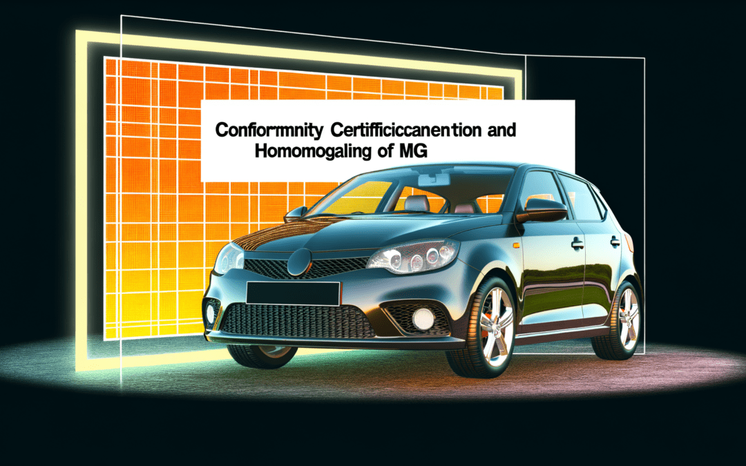 Homologation et certificat de conformité MG