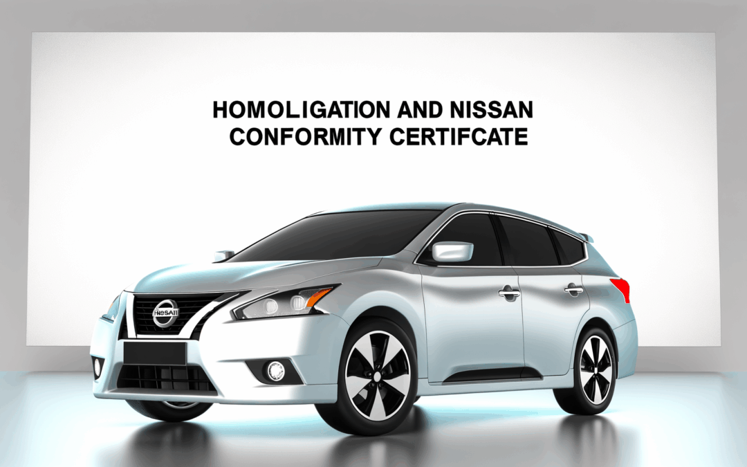 Homologation et certificat de conformité Nissan