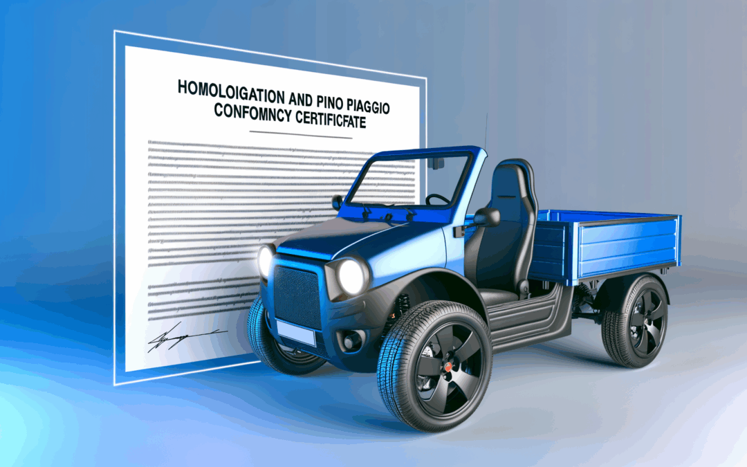 Homologation et certificat de conformité Piaggio
