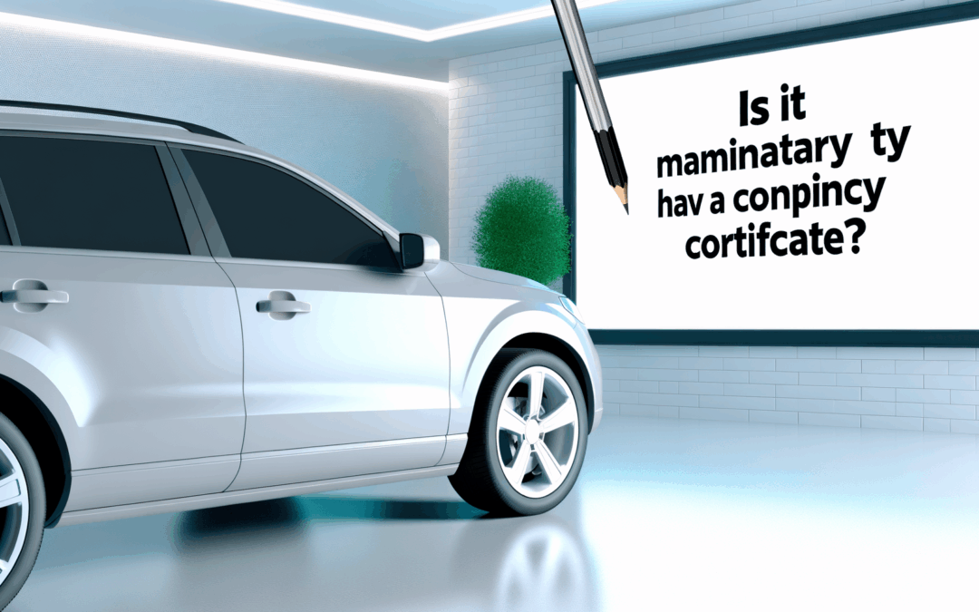 Est-il obligatoire d’avoir un certificat de conformité?