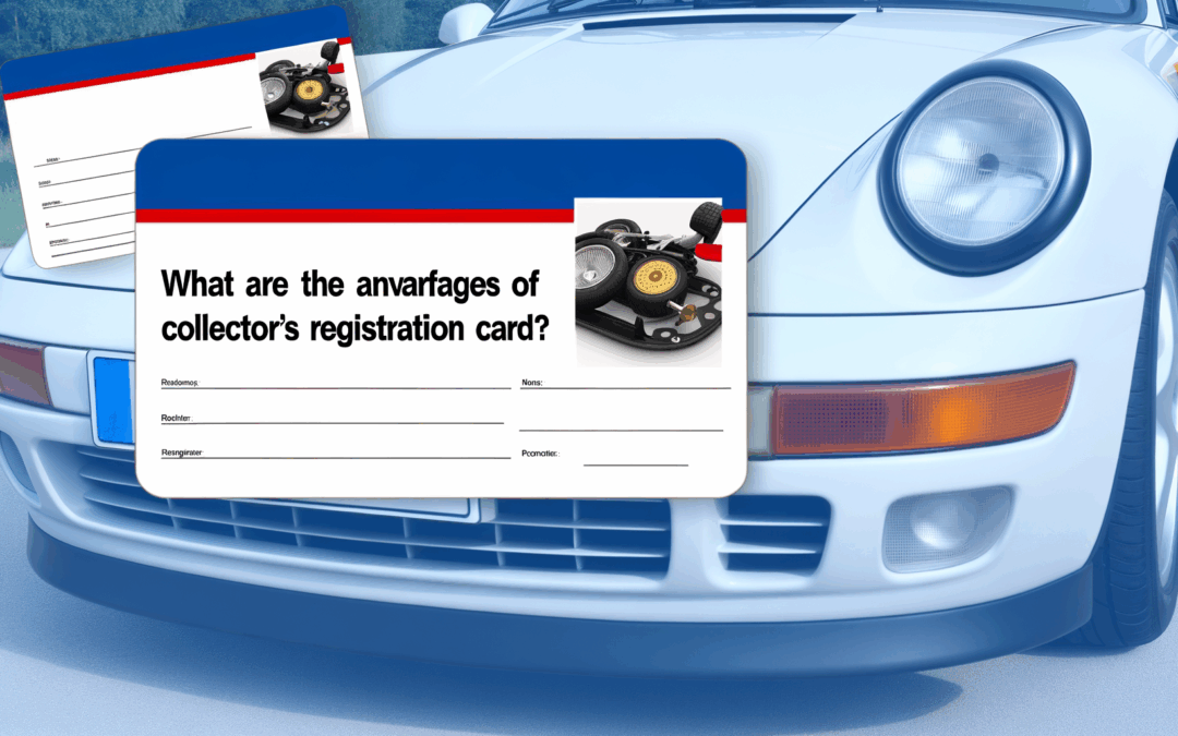 Quels sont les avantages d&rsquo;une carte grise collection ?